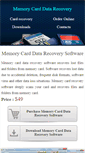 Mobile Screenshot of memorycarddatarecovery.net